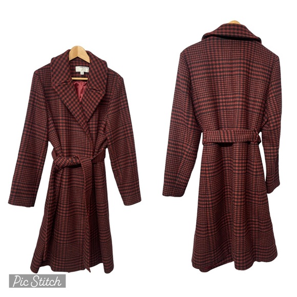 ANNE KLEIN Wool Blend wrap
Belted Notch Collar Coat size 12 - Picture 11 of 16